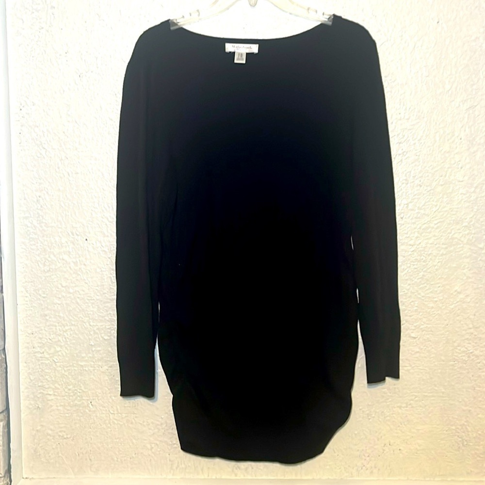 Motherhood Maternity black pullover sweater size XL